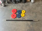 Halter stang net sluiters en schijven, Gebruikt, Sluiters, Halterstang, Halterset