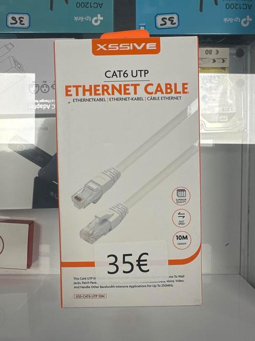 Xssive CAT6 UTP Ethernetkabel 10M, Computers en Software, Pc- en Netwerkkabels, Nieuw, Ophalen of Verzenden