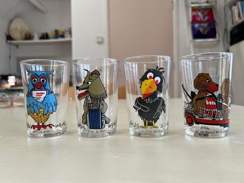 Vintage drinkglazen, Verzamelen, Glas en Borrelglaasjes, Zo goed als nieuw, Frisdrankglas, Ophalen