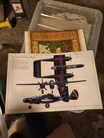 black widow poster vliegtuig, Rechthoekig Staand, Ophalen of Verzenden, Zo goed als nieuw, A1 t/m A3