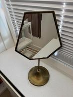Vintage Make-Up Spiegel - Goud - Zo Goed als Nieuw, Ophalen of Verzenden, Zo goed als nieuw, Overige vormen