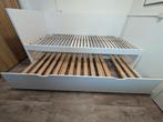 Ikea uitschuifbed wit, Ophalen, Gebruikt, 90 cm, Wit