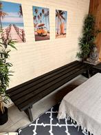 2 nieuwe houten bankjes maat 240 x 60 x 40 / 120 x 60 x 40, Ophalen, Nieuw, Hout