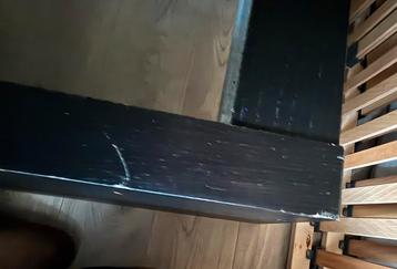 IKEA bed Malm zwart/bruin - afbeelding 4