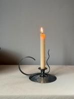 Vintage sola verzilverde kandelaar d13cm, Antiek en Kunst, Antiek | Kandelaars, Ophalen of Verzenden, Zilver