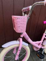 Leuke 16 inch kinderfiets (zijwieltjes), Fietsen en Brommers, Fietsen | Meisjes, Ophalen, Gebruikt, 16 inch, Handrem