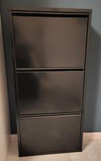 3 vakken zwarte schoenenkast 51x102x15, Huis en Inrichting, Ophalen, Gebruikt