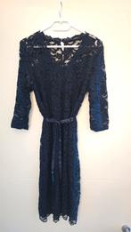 Mamalicious zwangerschapsjurk donkerblauw kant maat L, Blauw, Mamalicious, Maat 42/44 (L), Ophalen of Verzenden