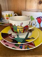 Kop en schotel - De smaak van kunst - Schoonhoven, Blond Amsterdam, Ophalen of Verzenden, Zo goed als nieuw, Kop(pen) en/of Schotel(s)