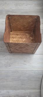 2 houten opbergbakken, Huis en Inrichting, Ophalen, Gebruikt, Mand, Rechthoekig