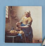 Schilderij hout " Het Melkmeisje"- Johannes Vermeer 

30x30, Ophalen of Verzenden