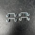 4x Bruynzeel metalen schappendragers, plankendragers, legbo, Niet ingevuld, Gebruikt, Niet ingevuld, Niet ingevuld