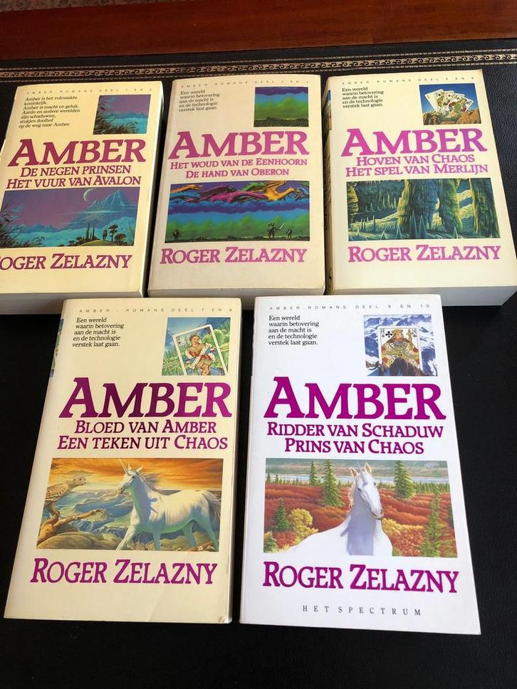 De Amber-boeken van Roger Zelazny, Boeken, Avontuur en Actie, Ophalen of Verzenden