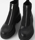 Zara zwarte enkelboots met rits boven maat 37 nieuw, Lage of Enkellaarzen, Nieuw, Ophalen of Verzenden, Zara