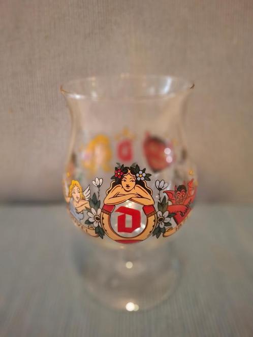 Mooi Duvel glas - design Morrison Schiffmacher, Verzamelen, Biermerken, Zo goed als nieuw, Glas of Glazen, Duvel, Ophalen of Verzenden