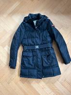 Mooie donkerblauwe Moscow winterjas dons parka - maat S, Ophalen of Verzenden, Zo goed als nieuw, Maat 36 (S), Blauw