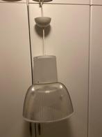 Plafondlamp - wit - doorschijnende kap (kunststof), Huis en Inrichting, Ophalen of Verzenden