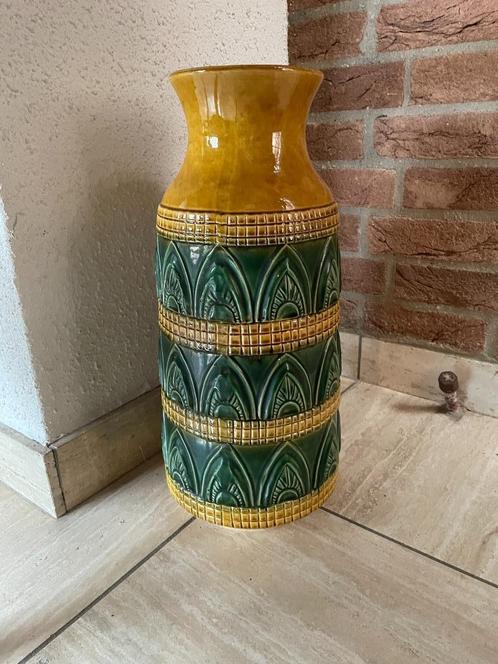 Grote hoge brocante vintage vaas, Antiek en Kunst, Curiosa en Brocante, Ophalen