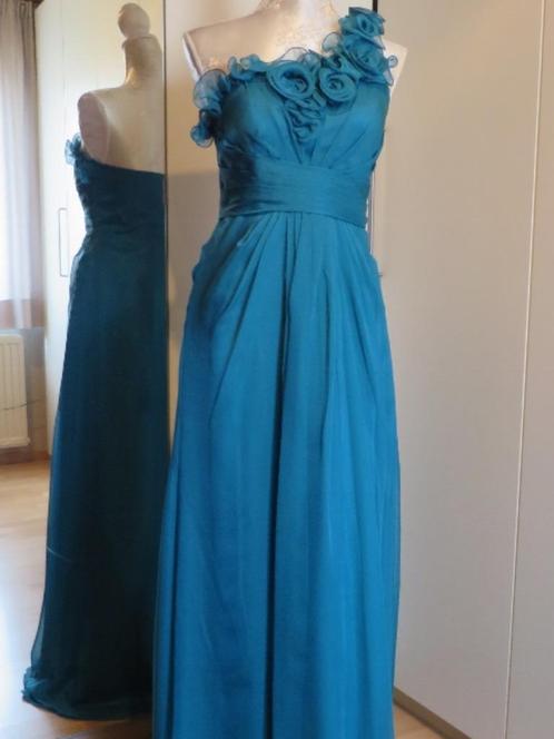 Te koop aangeboden: Lange Galajurk met bloemen, Kleding | Dames, Gelegenheidskleding, Nieuw, Galajurk, Ophalen of Verzenden
