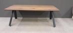 Eettafel Happy@Home Janella 210cm met metalen poten €500,-, Huis en Inrichting, Vijf personen of meer, Modern, Rechthoekig, Nieuw