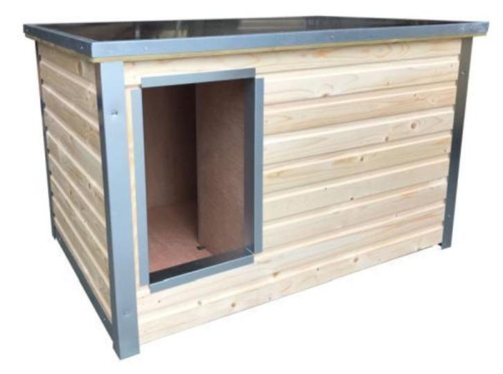 Hondenhok Geïsoleerd B=125 x D=83 x H=80 cm, Dieren en Toebehoren, Hondenhokken, Nieuw, 100 cm of meer, 110 cm of meer, Ophalen of Verzenden