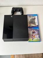 PS4, Sony Playstation 4,  + 2 controllers + spellen + GTA 5, Ophalen, Gebruikt, Met 2 controllers, Original