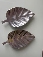 2 Riverdale RVS Schaaltjes Bladvorm, Overige materialen, Schaal, Ophalen of Verzenden, Zo goed als nieuw