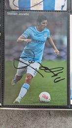 10x15cm foto originele handtekening Jovetic Man City, Ophalen of Verzenden, Zo goed als nieuw, Buitenlandse clubs, Spelerskaart