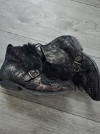 Leren Laarsjes Maat 38 - Zo Goed Als Nieuw, Ophalen of Verzenden, Zo goed als nieuw, Zwart, Lage of Enkellaarzen