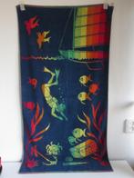 Seahorse kleurrijk strandlaken met duiker scubadiving, Blauw, Gebruikt, Ophalen of Verzenden, Handdoek