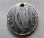 Ierland ½ crown 1939, Ophalen of Verzenden, Overige landen, Losse munt, Zilver