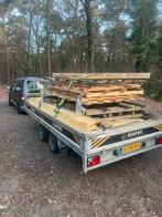 GRATIS Grote pallets (stookhout), Doe-het-zelf en Verbouw, Hout en Planken, Gebruikt, Ophalen of Verzenden, Vuren, Pallet