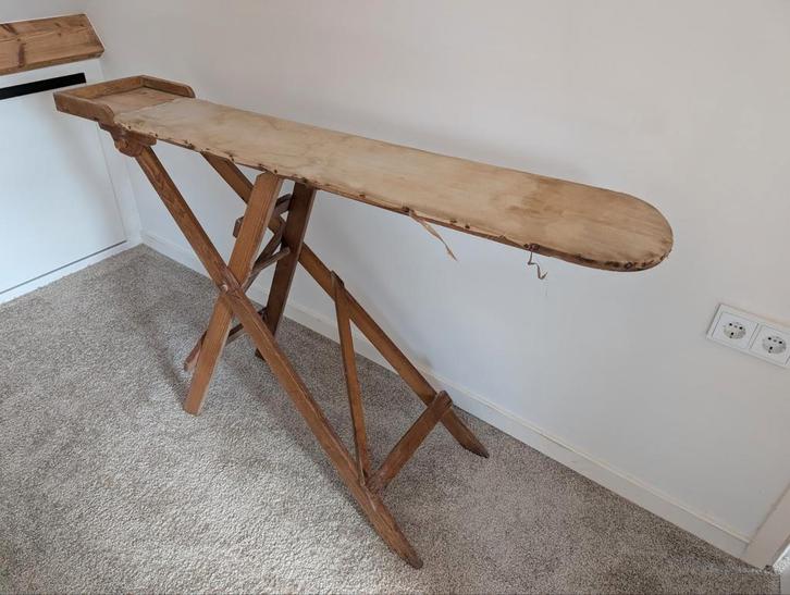 Vintage Houten Strijkplank, Antiek en Kunst, Antiek | Woonaccessoires, Ophalen