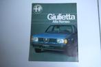Folder Alfa Romeo Giulietta (1977) (40), Ophalen of Verzenden, Nieuw, Alfa Romeo