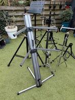 Diverse muziekstandaarden en instrumentstandaarden, Muziek en Instrumenten, Standaards, Ophalen, Gebruikt, Instrumentstandaard