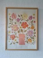 Poster & lijst bloemen | 30 x 40 cm, Rechthoekig Staand, Nieuw, Ophalen of Verzenden, A1 t/m A3