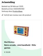 Game handheld Arcade mini 153 games, Spelcomputers en Games, Spelcomputers | Overige, Ophalen, Zo goed als nieuw