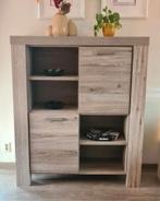 (Wand)kast, 2 vakken en 2 kastjes, 155x132x50 (HxBxD), Ophalen, Met deur(en), 100 tot 150 cm, Zo goed als nieuw