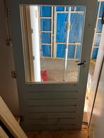 Raam deur+kozijn, Doe-het-zelf en Verbouw, Deuren en Horren, Glas, 80 tot 100 cm, Minder dan 200 cm, Gebruikt