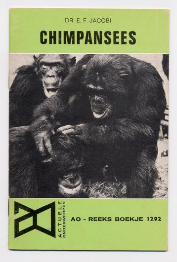 Chimpansees - Dr. Jane van Lawick-Goodall - EF Jacobi 1969 beschikbaar voor biedingen