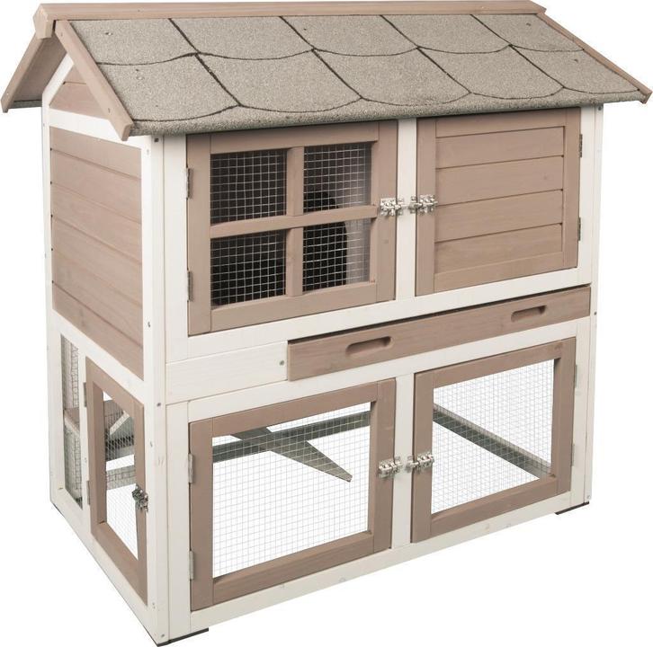 Konijnenhok Snug Urban Bruin, Dieren en Toebehoren, Vogels | Hokken en Kooien, Nieuw, Hout, Ophalen of Verzenden