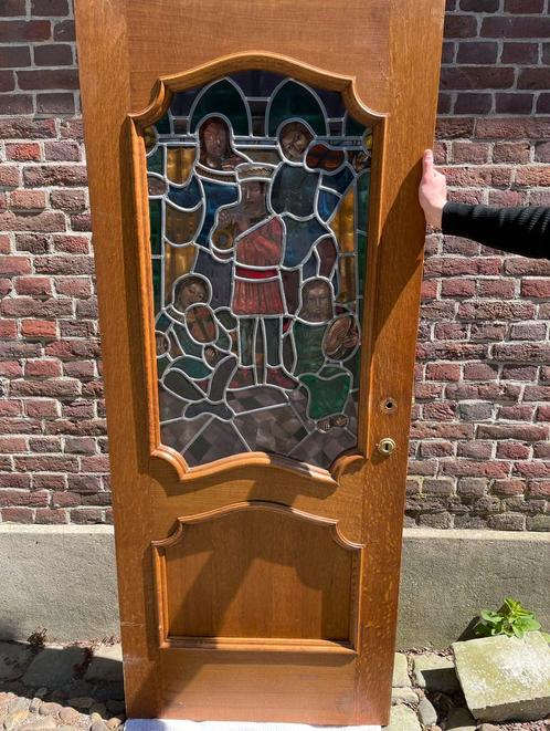 Twee antieke deuren - ophalen in Maasbracht - laatste kans, Doe-het-zelf en Verbouw, Deuren en Horren, Gebruikt, Binnendeur, 200 tot 215 cm