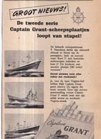 Retro reclame 1958 Captain Grant sigaretten album schepen, Verzamelen, Ophalen of Verzenden
