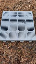 Voortent tegels 40cmx40c  5cm dik12 hele tegels en 3 van 3/4, Ophalen, Zo goed als nieuw