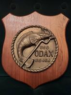 Messing plaquette USS Odax, Amerikaanse duikboot, Verzamelen, Ophalen of Verzenden, Marine, Amerika, Kunstobject