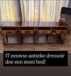 Antiek 17e eeuws dressoir - Uniek pronkstuk!, Antiek en Kunst, Antiek | Meubels | Kasten, Ophalen of Verzenden