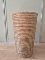 Vaas zeegras 70 cm hoog, Ophalen, Rond, Zo goed als nieuw, Minder dan 25 cm