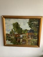 Aan het water, Antiek en Kunst, Ophalen of Verzenden