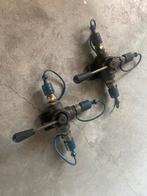 Twee hydraulische 3 weg kranen, Ophalen of Verzenden