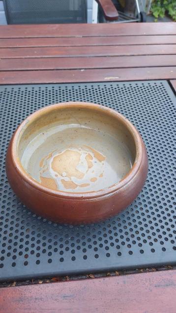 Antiek aardewerk  chinese 19e eeuwse brush washer  beschikbaar voor biedingen